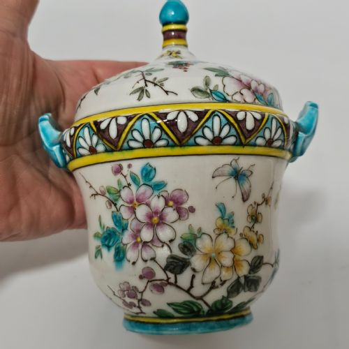 EXQUISITE THODORE DECK CHINOISERIE BOX COVER RARE - ADDITIONAL PHOTO 5