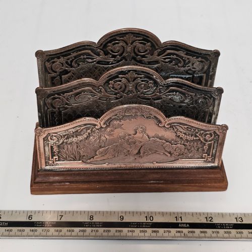 UNUSUAL LATE 19THCENTURY LETTERSTATIONARY RACK - ADDITIONAL PHOTO 1