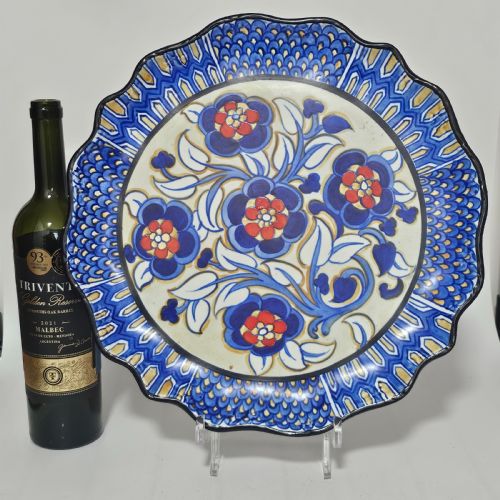 HIGHLY DECORATIVE 1930S FREDERICK RHEAD CHARGER FOR ROYAL CAULDON 375 CM - ADDITIONAL PHOTO 2