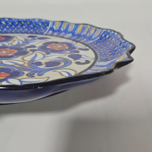 HIGHLY DECORATIVE 1930S FREDERICK RHEAD CHARGER FOR ROYAL CAULDON 375 CM - ADDITIONAL PHOTO 6