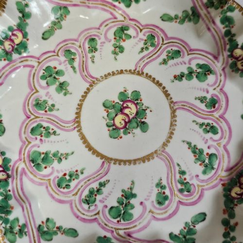 RARE 18THC WORCESTER HEXAGONAL TEAPOT STAND - ADDITIONAL PHOTO 4