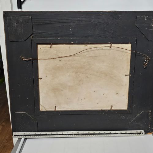 FABULOUS LARGE EARLY 20THC FRAMED ALABASTER RELIEF PANEL - ADDITIONAL PHOTO 13