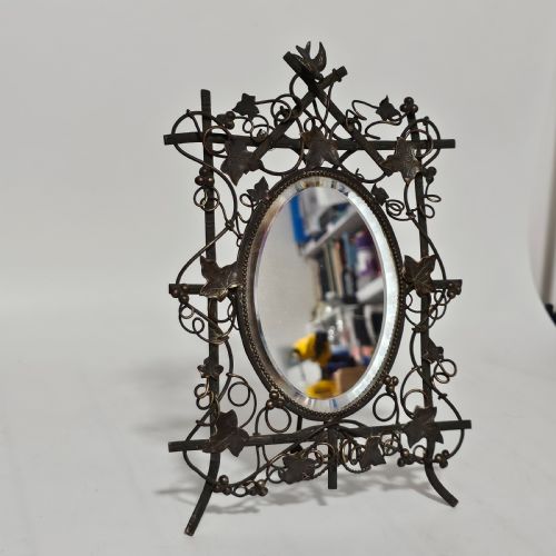 exquisite antique easel backed dressing table mirror c1890 - CATEGORY: ANTIQUE MIRRORS - DATED 19TH CENTURY