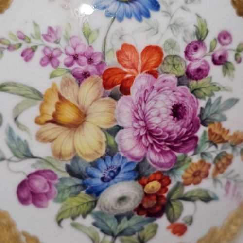 STUNNING PAIR OF REGENCY DERBY STYLE HANDPAINTED PORCELAIN VASES C18101825 - ADDITIONAL PHOTO 18
