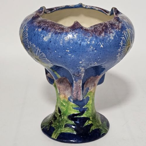 PAUL DACHSEL FOR AMPHORA AN ART NOUVEAU POTTERY PEDESTAL VASE C1905 - ADDITIONAL PHOTO 2