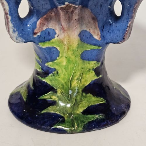PAUL DACHSEL FOR AMPHORA AN ART NOUVEAU POTTERY PEDESTAL VASE C1905 - ADDITIONAL PHOTO 9