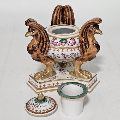 HIGHLY ATTRACTIVE SAMSON LATE 19THC INKWELL - ADDITIONAL PHOTO 9