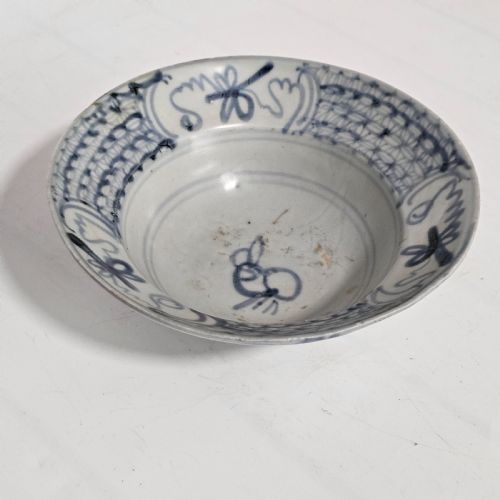 tek sing circular bowl c1822 - CATEGORY: ANTIQUE CERAMICS - DATED 19TH CENTURY