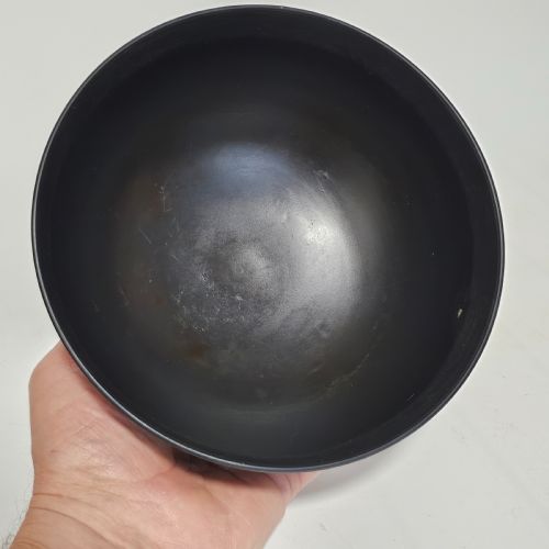 FABULOUS LATE 18THCEARLY 19THC BLACK BASALT LARGE BOWL - ADDITIONAL PHOTO 15