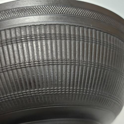 ENGINE TURNED 18THCENTURYEARLY 19THCENTURY BLACK BASALT LARGE BOWL - ADDITIONAL PHOTO 2