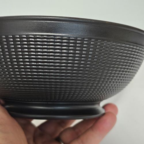 DELIGHTFUL LATE 18THCENTURYEARLY 19THCENTURY BLACK BASALT LARGE BOWL - ADDITIONAL PHOTO 1