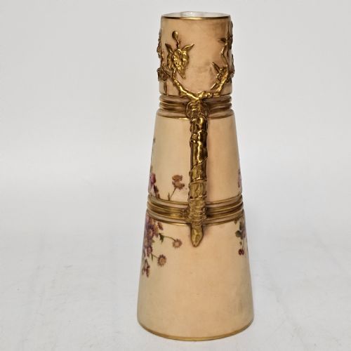 EXQUISITE ROYAL WORCESTER EWER C1900 - ADDITIONAL PHOTO 1