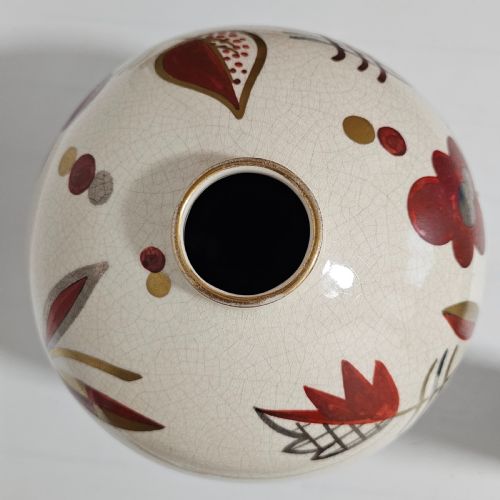 FRENCH ART DECO VASE BY SAINTE RADEGONDE CIRCA 1925 - ADDITIONAL PHOTO 5