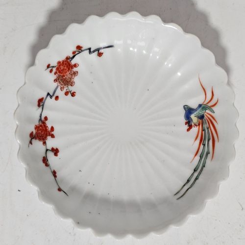 JAPANESE PORCELAIN SMALL KAKIEMON PLATE HAND PAINTED 17TH CENTURY - ADDITIONAL PHOTO 8