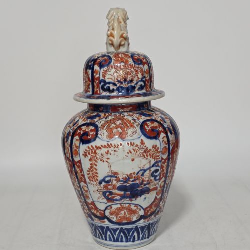 FINE 33CM 19THC IMARI COVERED JAR - ADDITIONAL PHOTO 2