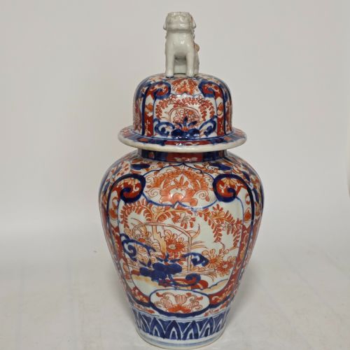 FINE 33CM 19THC IMARI COVERED JAR - ADDITIONAL PHOTO 5