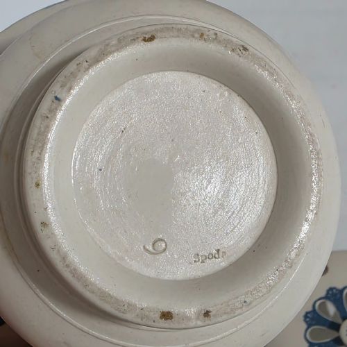 BEAUTIFUL RARE SPODE SPRIG WARE STONEWARE POT POURRI BASKET C1790 - ADDITIONAL PHOTO 7