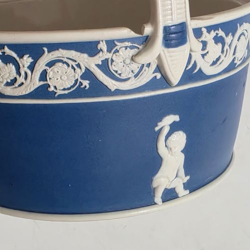 VERY RARE PAIR EARLY SPODE SPRIG WARE POT POURRI BASKETS C1790 - ADDITIONAL PHOTO 9
