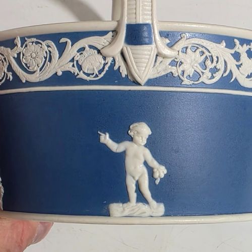 VERY RARE PAIR EARLY SPODE SPRIG WARE POT POURRI BASKETS C1790 - ADDITIONAL PHOTO 18
