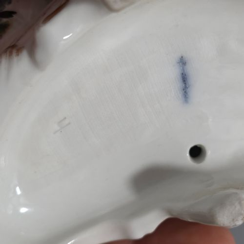 FINE PAIR OF 19TH CENTURY GERMAN PORCELAIN KPM BERLIN HAND PAINTED DOUBLE SALTS - ADDITIONAL PHOTO 19