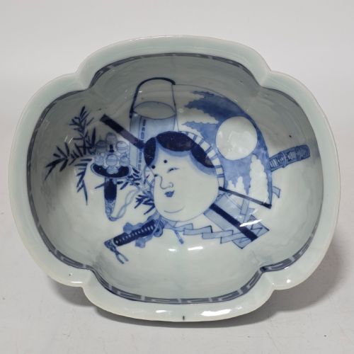 19THC CHINESE BLUE WHITE COMPORT BOWL - ADDITIONAL PHOTO 9