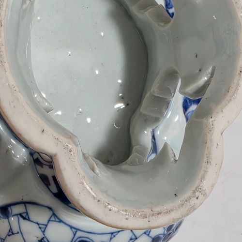 19THC CHINESE BLUE WHITE COMPORT BOWL - ADDITIONAL PHOTO 10