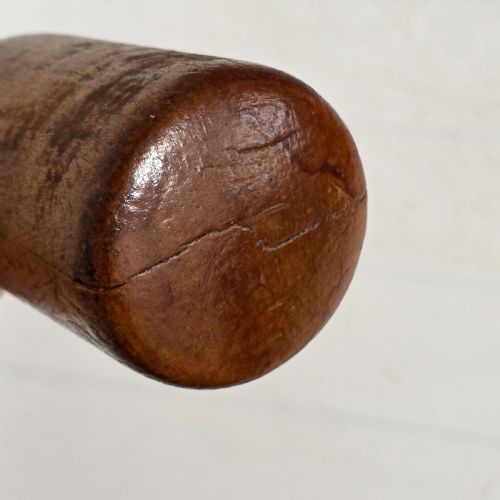 ANTIQUE TREEN 19TH CENTURY SYCAMORE POTATO MASHER - ADDITIONAL PHOTO 6