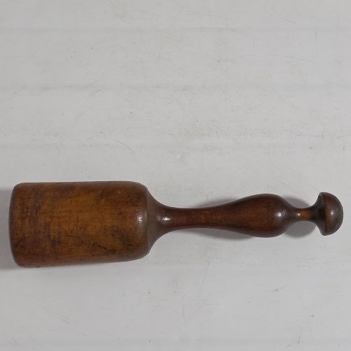 ANTIQUE TREEN 19TH CENTURY SYCAMORE POTATO MASHER - ADDITIONAL PHOTO 9