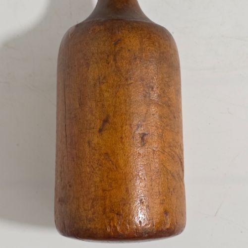 ANTIQUE TREEN 19TH CENTURY SYCAMORE POTATO MASHER - ADDITIONAL PHOTO 11