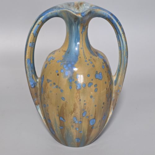 STYLISH PIERREFONDS ART NOUVEAU STONEWARE VASE C1900S - ADDITIONAL PHOTO 3