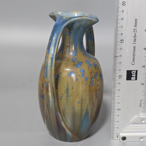 STYLISH PIERREFONDS ART NOUVEAU STONEWARE VASE C1900S - ADDITIONAL PHOTO 8