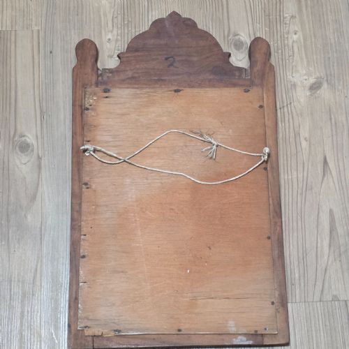 FINE QUALITY INLAID HOSHIARPUR HANGING MIRROR C1900 - ADDITIONAL PHOTO 7