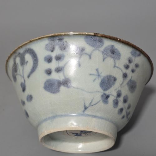 A CHINESE PORCELAIN 'NANKING CARGO' BLUE AND WHITE BOWL C1750 - ADDITIONAL PHOTO 8