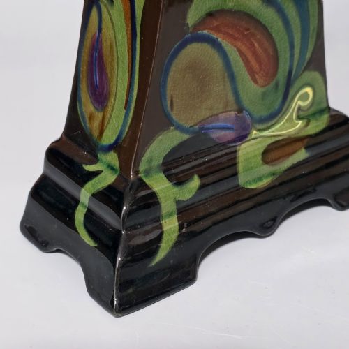 STYLISH GOUDA POTTERY CLOCK 1910 WORKING - ADDITIONAL PHOTO 7