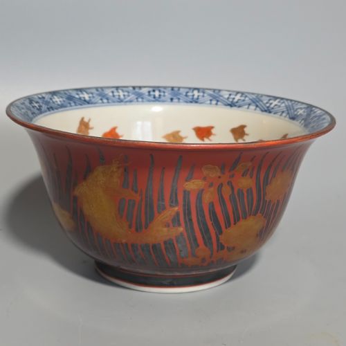 EXQUISITE KUTANI KINRANDE BOWL C1900 SUPERB DECORATION - ADDITIONAL PHOTO 2