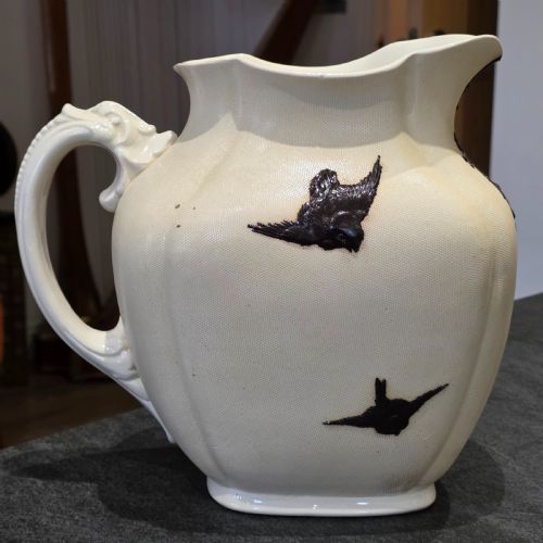 LARGE RARE DOULTON BURSLEM PATENT AESTHETIC JUG US PATENT NO 314002 - ADDITIONAL PHOTO 3