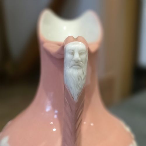FINE PTESURPTE PORCELAIN PITCHER SAMUEL ALCOCK ENGLAND MIDLATE 19TH CENTURY - ADDITIONAL PHOTO 3
