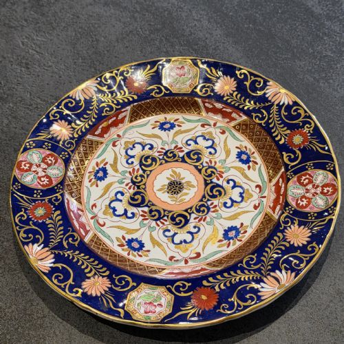 EXQUISITE 19THC ASHWORTH IRONSTONE DINNER PLATE IMARI PATTERN - ADDITIONAL PHOTO 1
