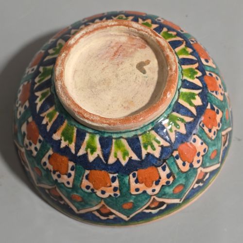 ANTIQUE MIDDLE EASTERN POTTERY DISH - ADDITIONAL PHOTO 9