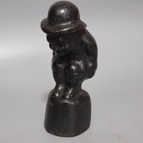 19THC CAST IRON PAPERWEIGHT PERFECT FOR THE BILLS - ADDITIONAL PHOTO 3