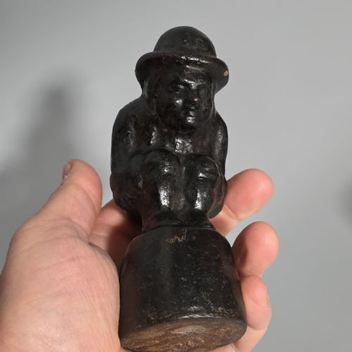 19THC CAST IRON PAPERWEIGHT PERFECT FOR THE BILLS - ADDITIONAL PHOTO 11