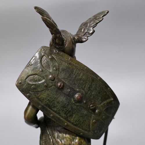 RUFFINO BESSERDICH 18581915 SIEGFRIED BRONZE SCULPTURE - ADDITIONAL PHOTO 17