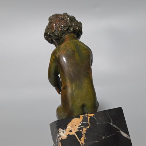 CHARMING PAIR OF EARLY 20TH CENTURY BRONZE MARBLE BOOKENDS - ADDITIONAL PHOTO 15