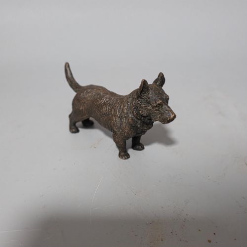 EARLY 20THC AUSTRIAN BRONZE DOG - ADDITIONAL PHOTO 1