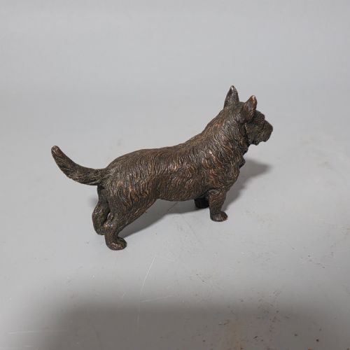 EARLY 20THC AUSTRIAN BRONZE DOG - ADDITIONAL PHOTO 2