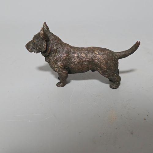 EARLY 20THC AUSTRIAN BRONZE DOG - ADDITIONAL PHOTO 4