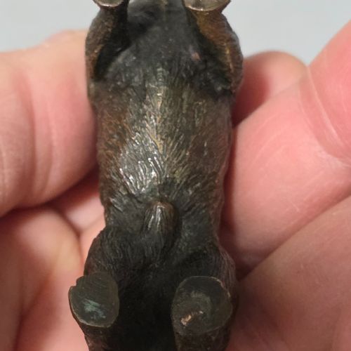 EARLY 20THC AUSTRIAN BRONZE DOG - ADDITIONAL PHOTO 9