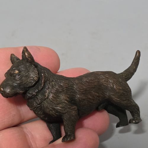EARLY 20THC AUSTRIAN BRONZE DOG - ADDITIONAL PHOTO 14