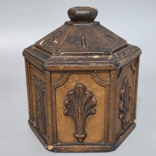 INCREDIBLY RARE UNUSUAL MASONIC CARVED STONE BOX AND COVER DATED 1845 - ADDITIONAL PHOTO 7
