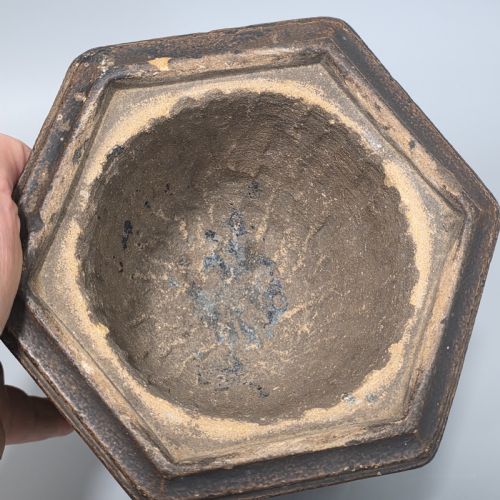 INCREDIBLY RARE UNUSUAL MASONIC CARVED STONE BOX AND COVER DATED 1845 - ADDITIONAL PHOTO 12